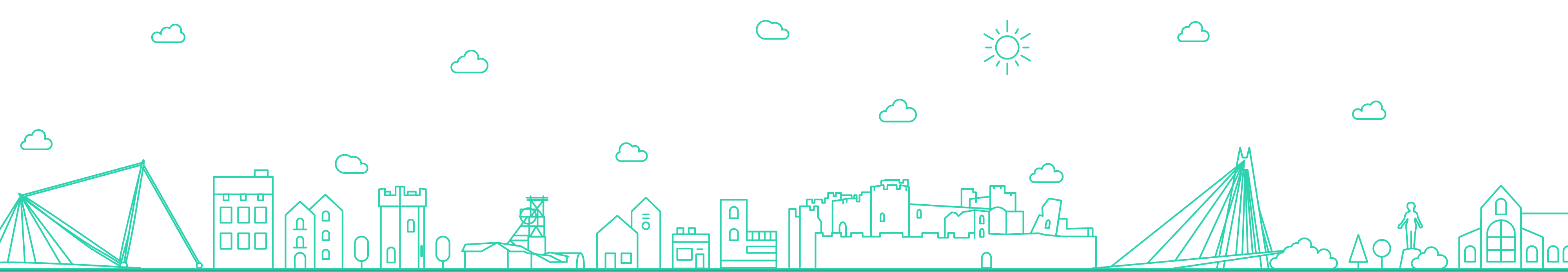 Gwent Neighbourhood Matters skyline silhouette